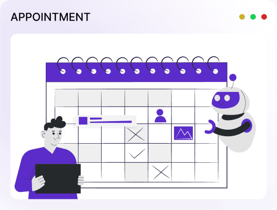 Appointment scheduling illustration