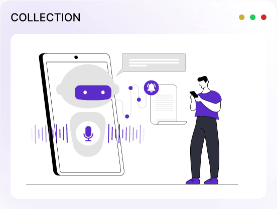 Debt collection illustration