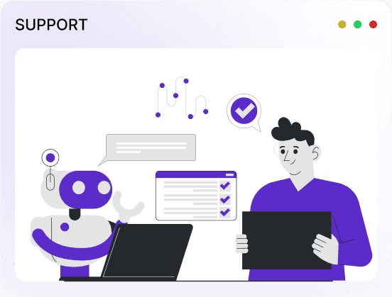 Customer support illustration